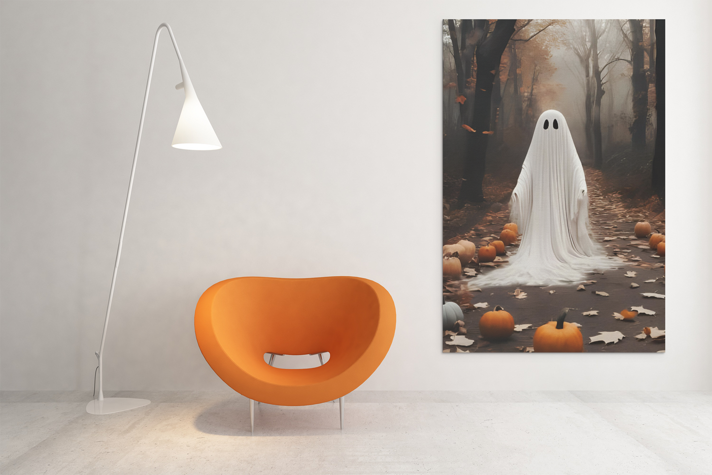 "The Hollow Path" - Ghost Satin Poster