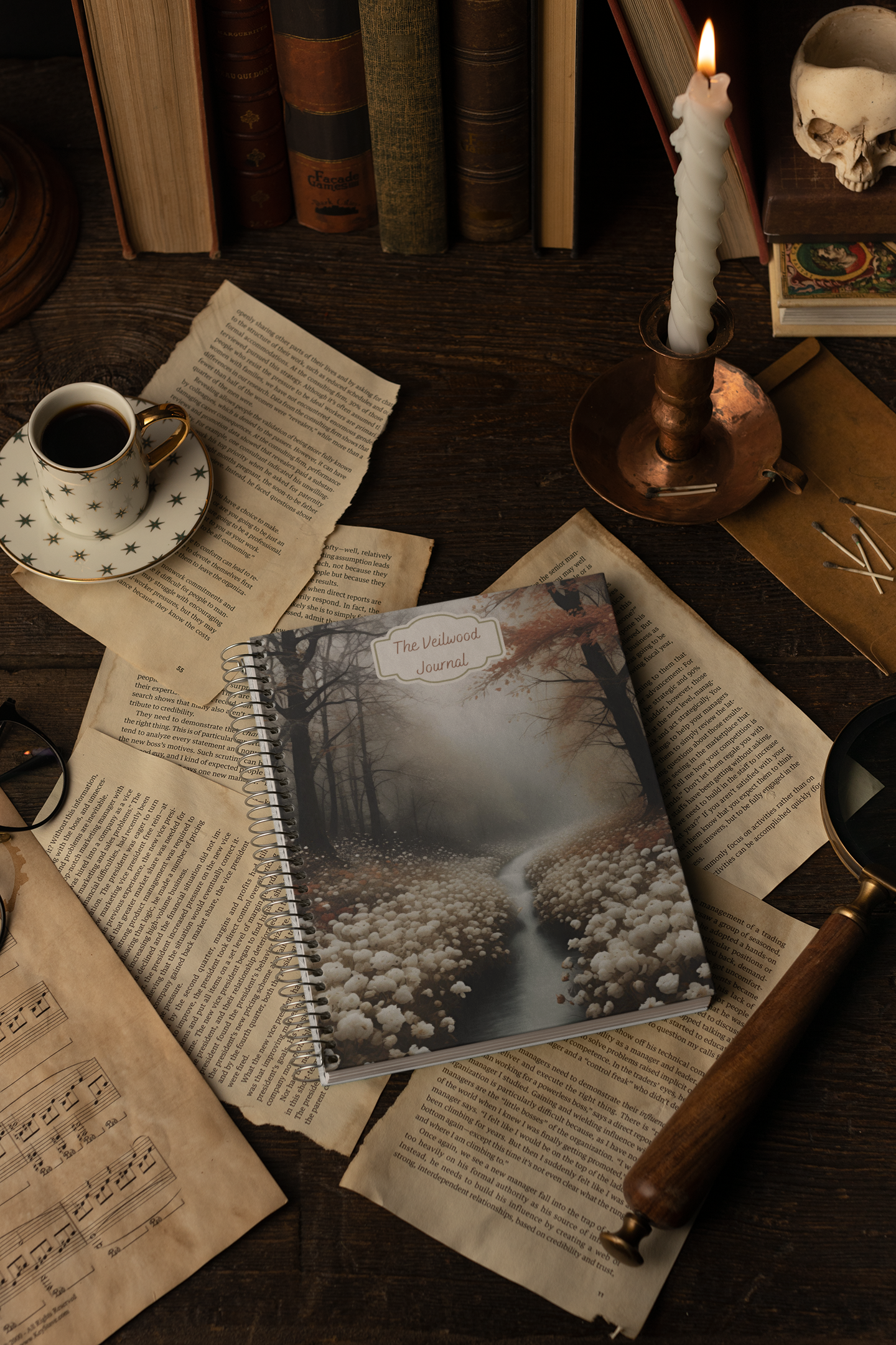 The Veilwood Journal - Spiral Notebook