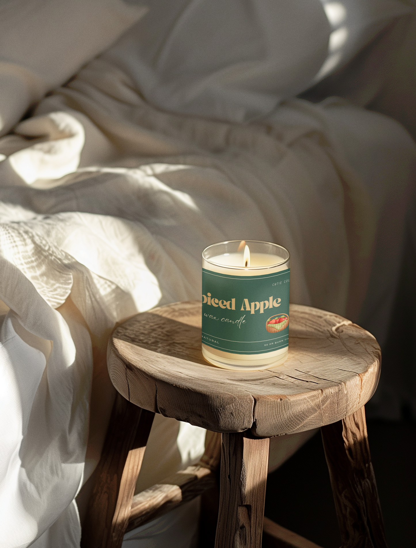 Spiced Apple Scented Soy Candle 9oz