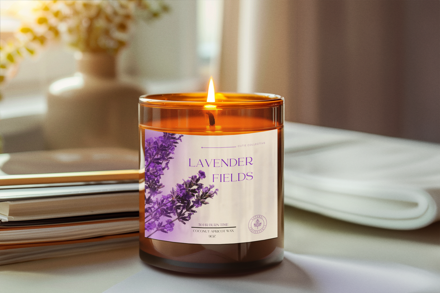 Lavender Fields Scented Candle 9oz