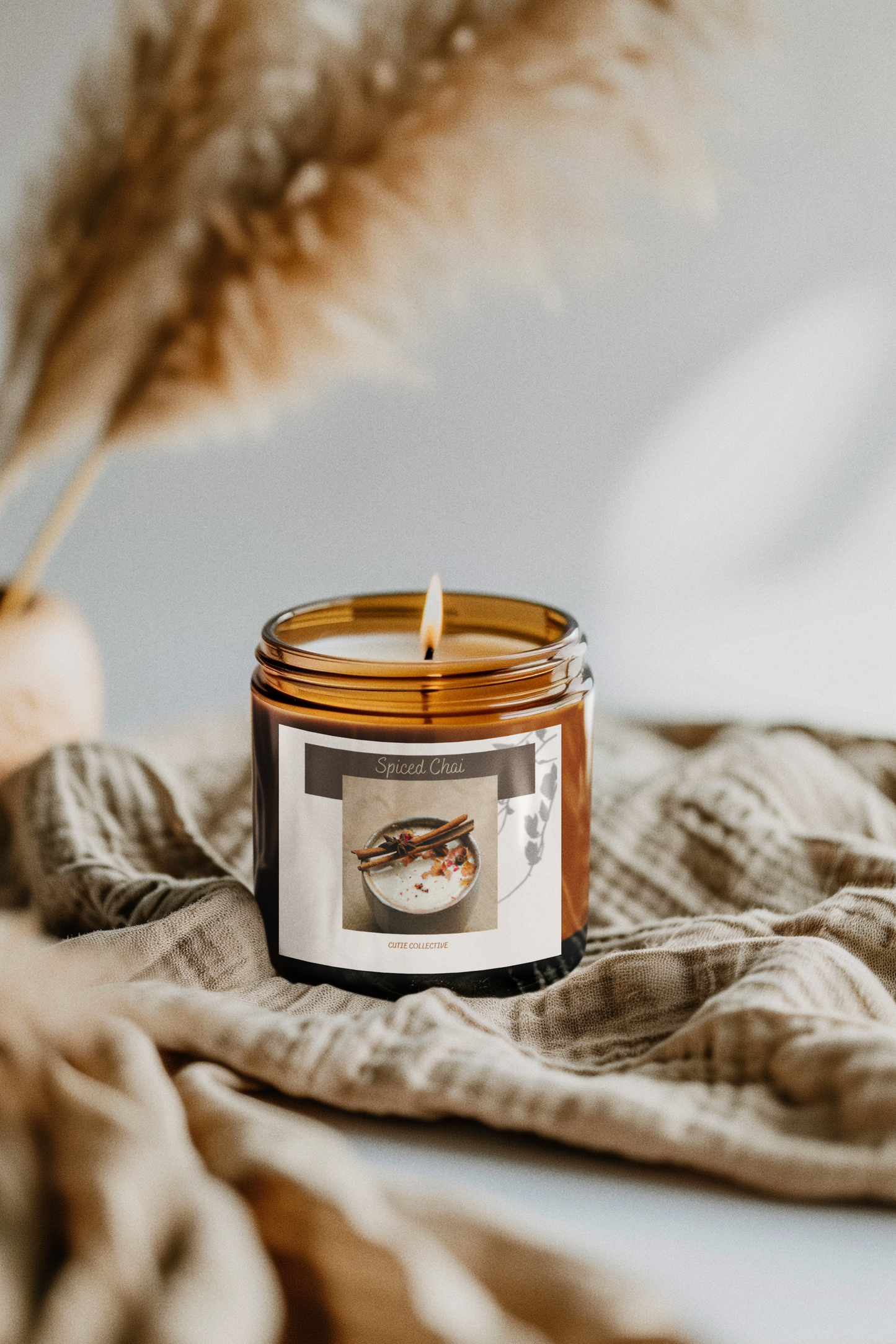 Spiced Chai Scented Soy Candle 9oz