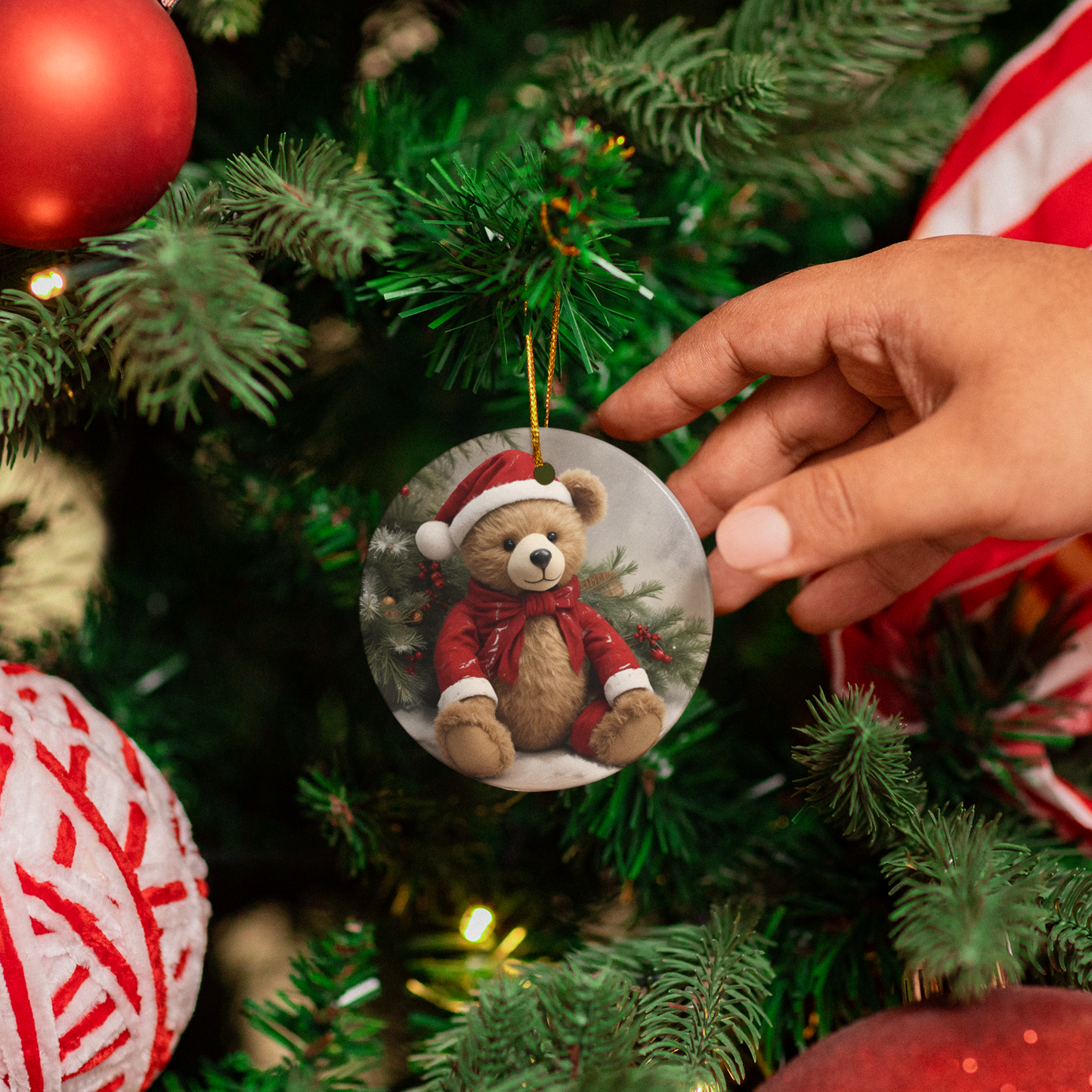 “Beary Merry Christmas” - Acrylic Ornament