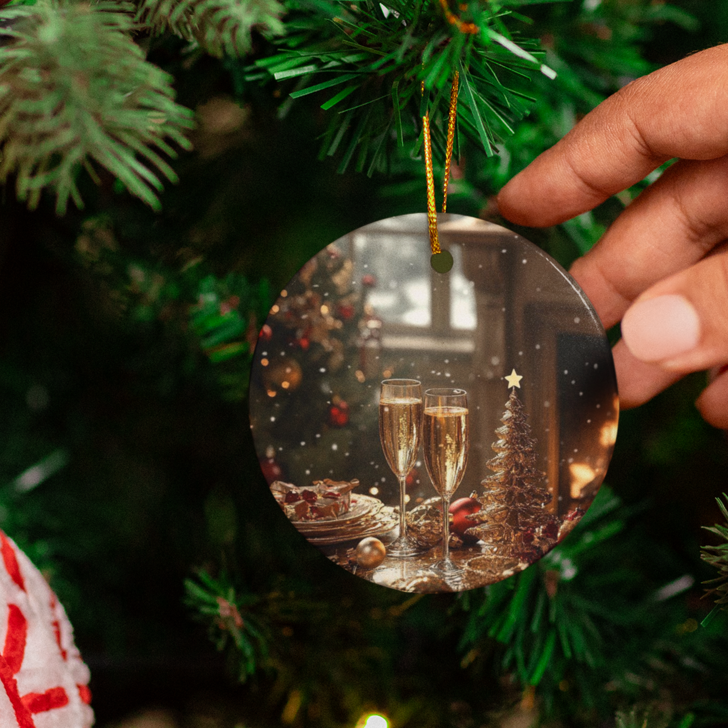 "Cheers to the New Year" - Acrylic Ornament