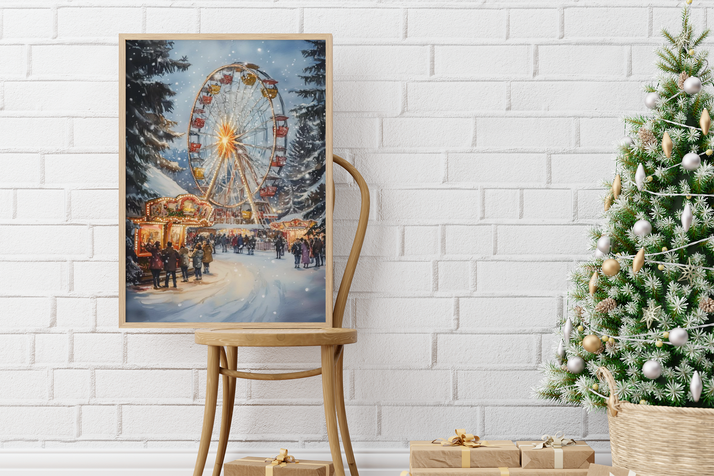 “Carnival of Snow”- Matte Canvas Poster