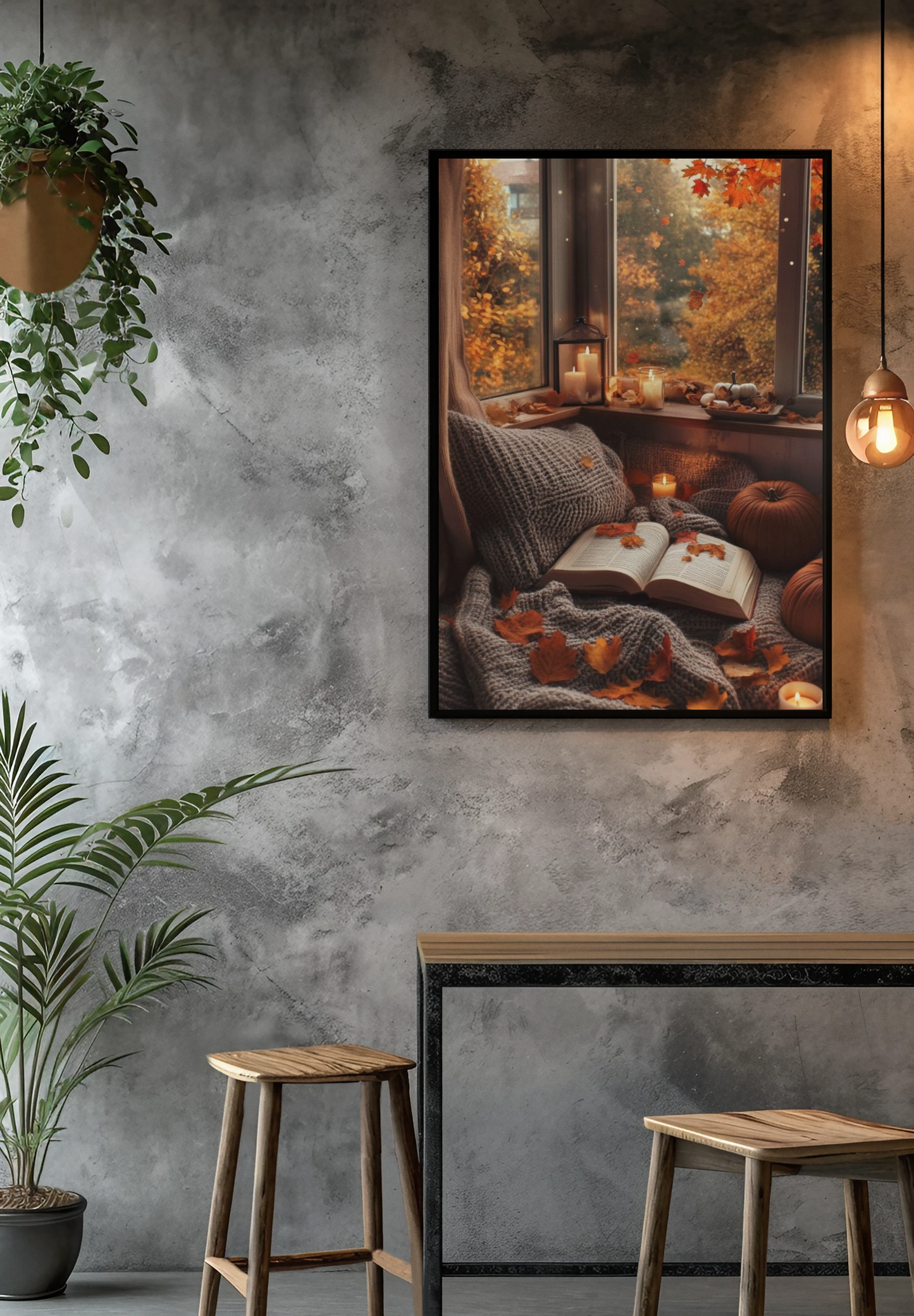 “Chapters of Autumn” - Matte Canvas Poster