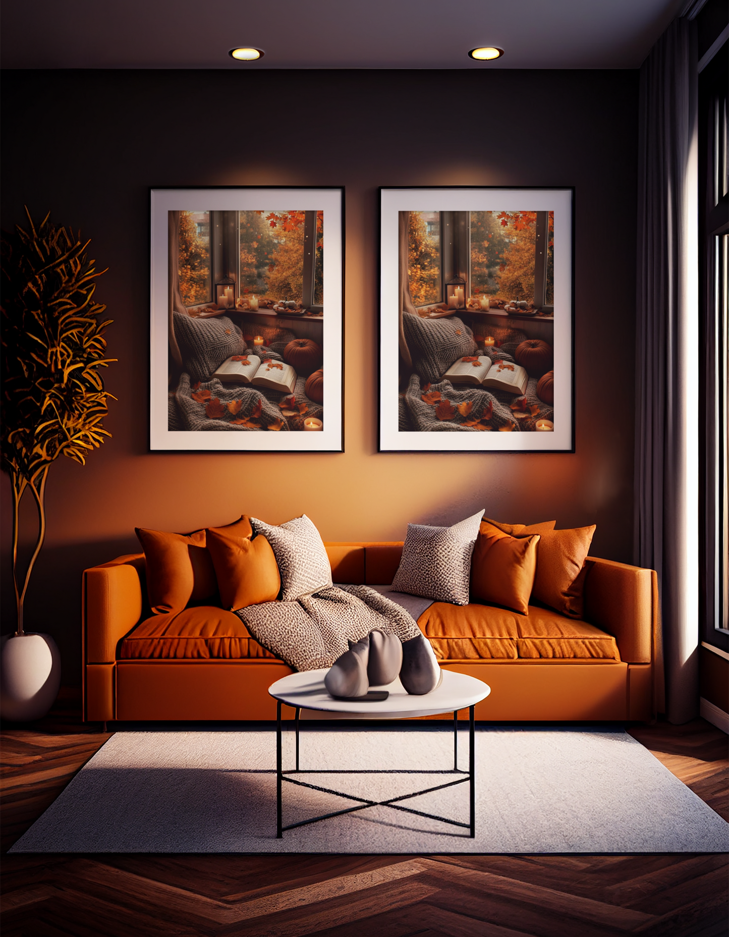 “Chapters of Autumn” - Matte Canvas Poster