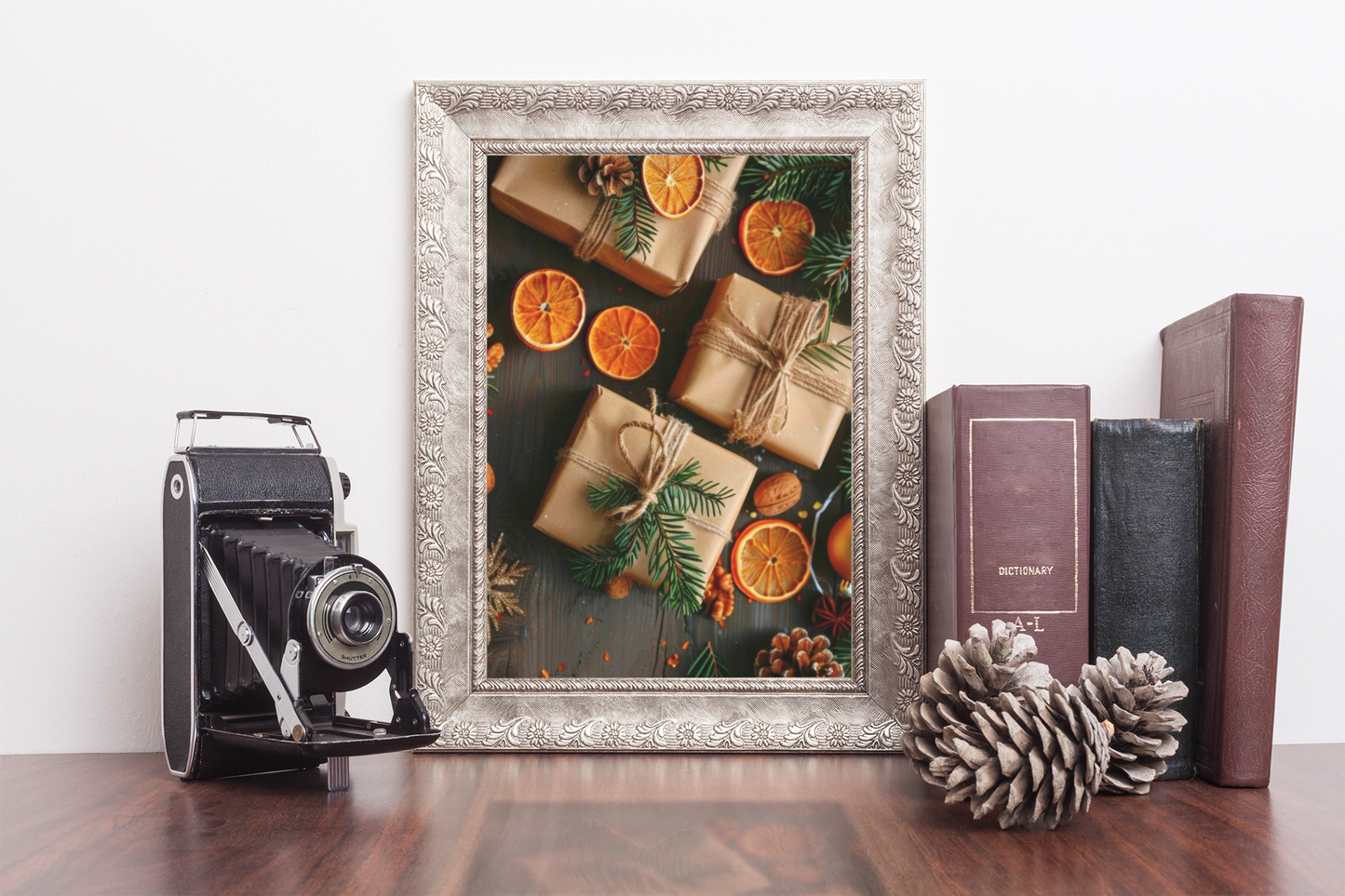 “Sun-Kissed Citrus Cheer” - Matte Canvas Poster