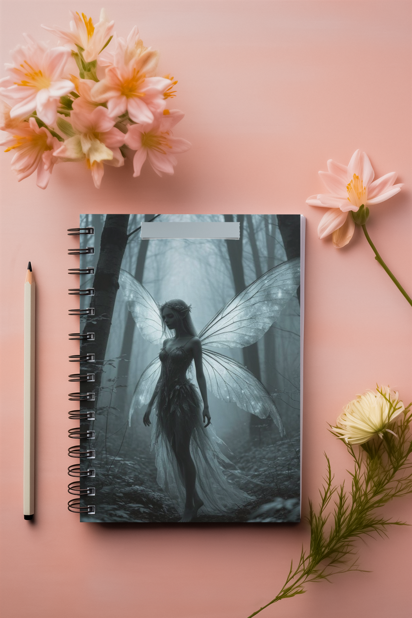 “The Midnight Fae” - Spiral Notebook