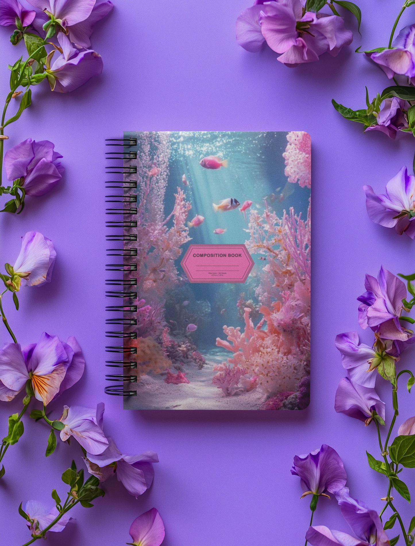 “Beneath the Blue” - Spiral Notebook