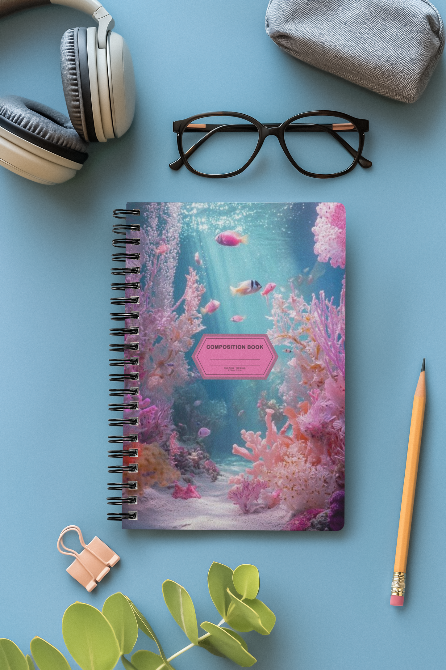 “Beneath the Blue” - Spiral Notebook