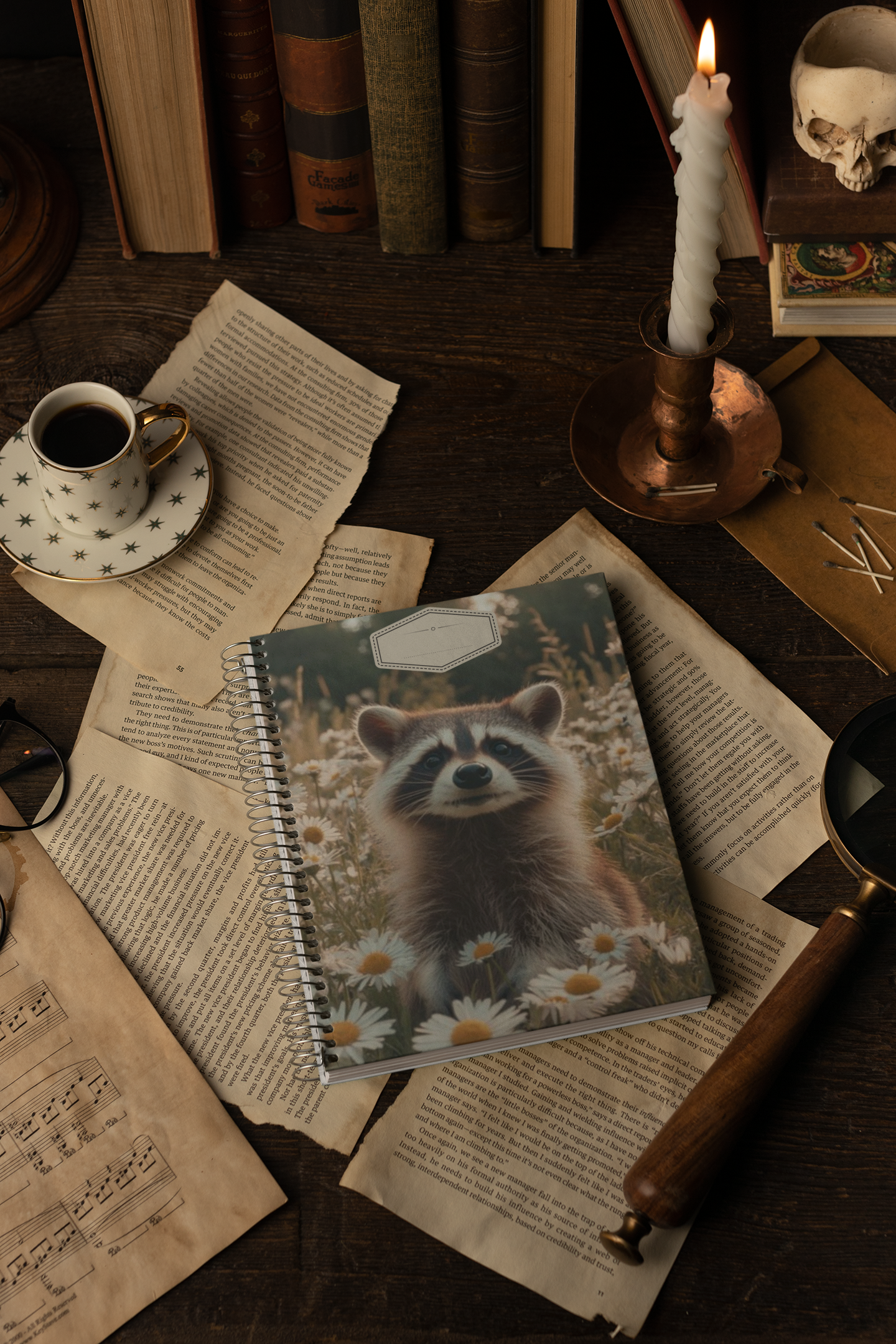 “Meadow Mischief - Spiral Notebook