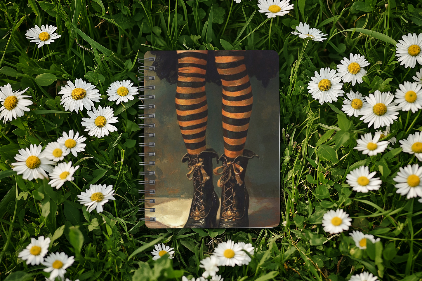 “Wickedly Striped” - Spiral Notebook