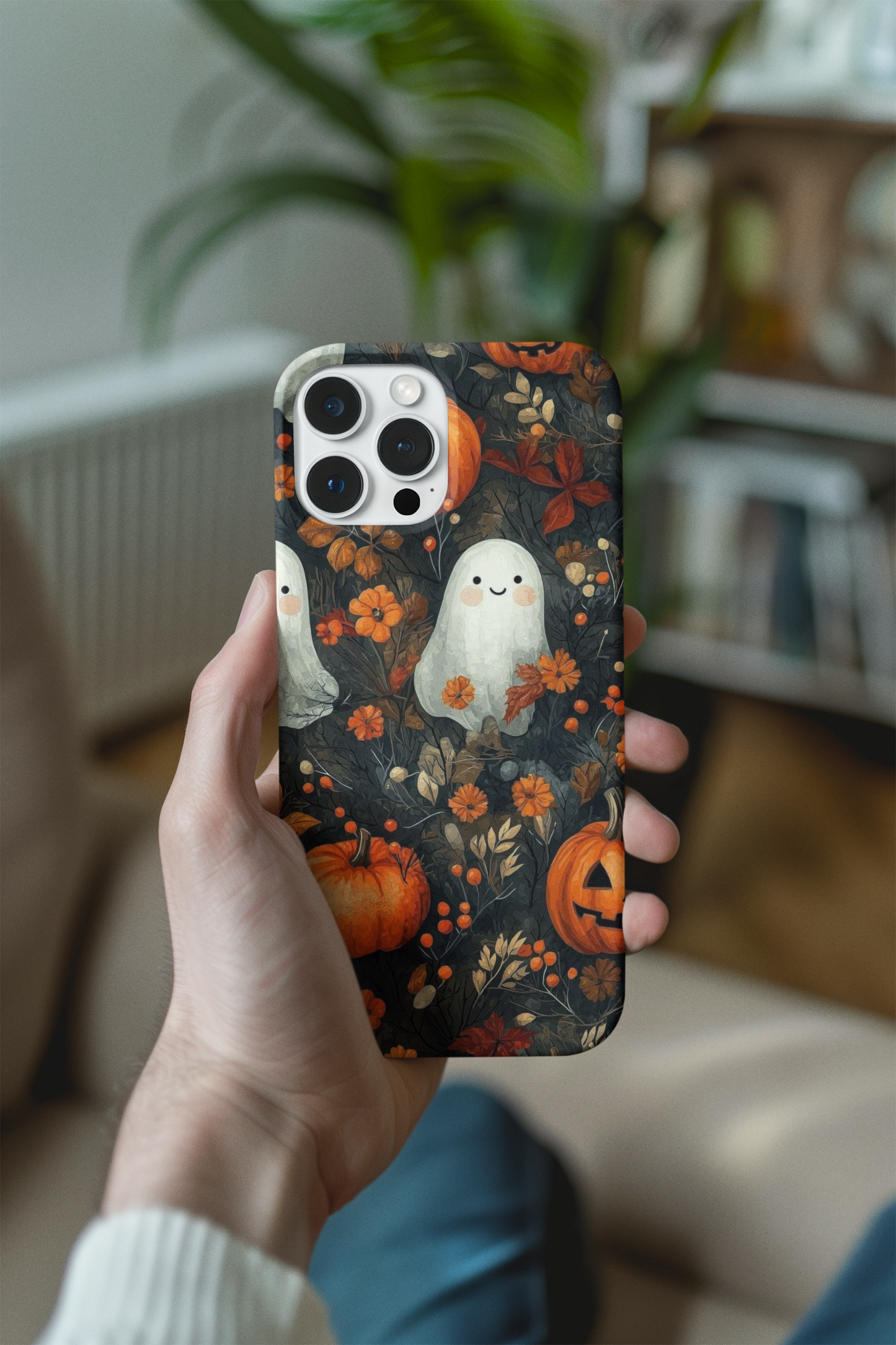 "Pumpkin Patch Phantoms" - Tough Phone Case