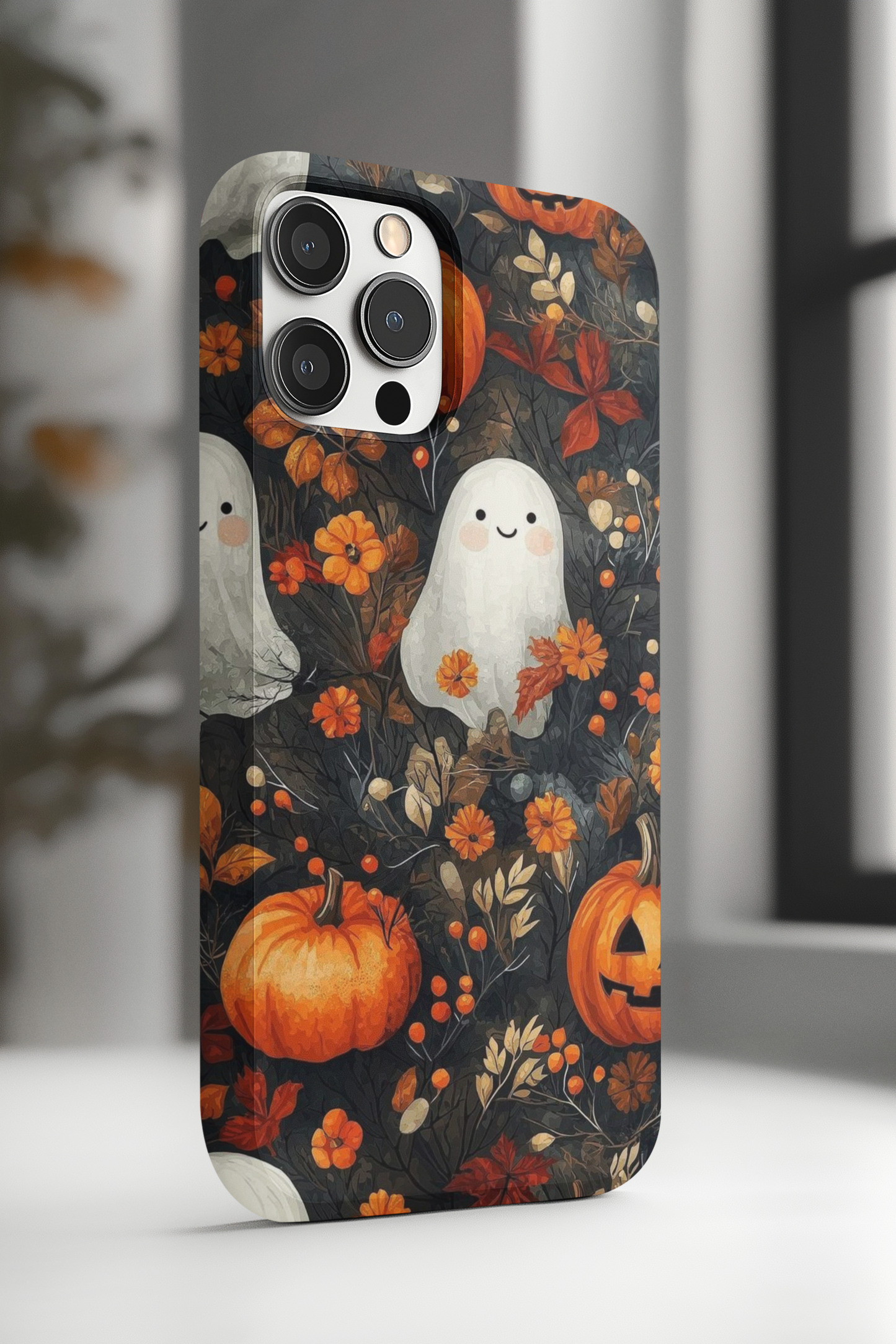 "Pumpkin Patch Phantoms" - Tough Phone Case