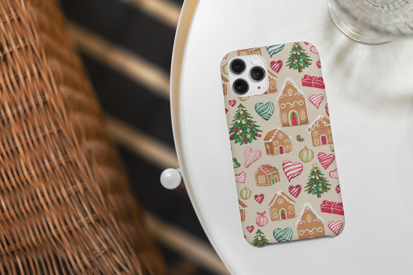 "Ginger Sweet Holiday" - Hard Cover Phone Case