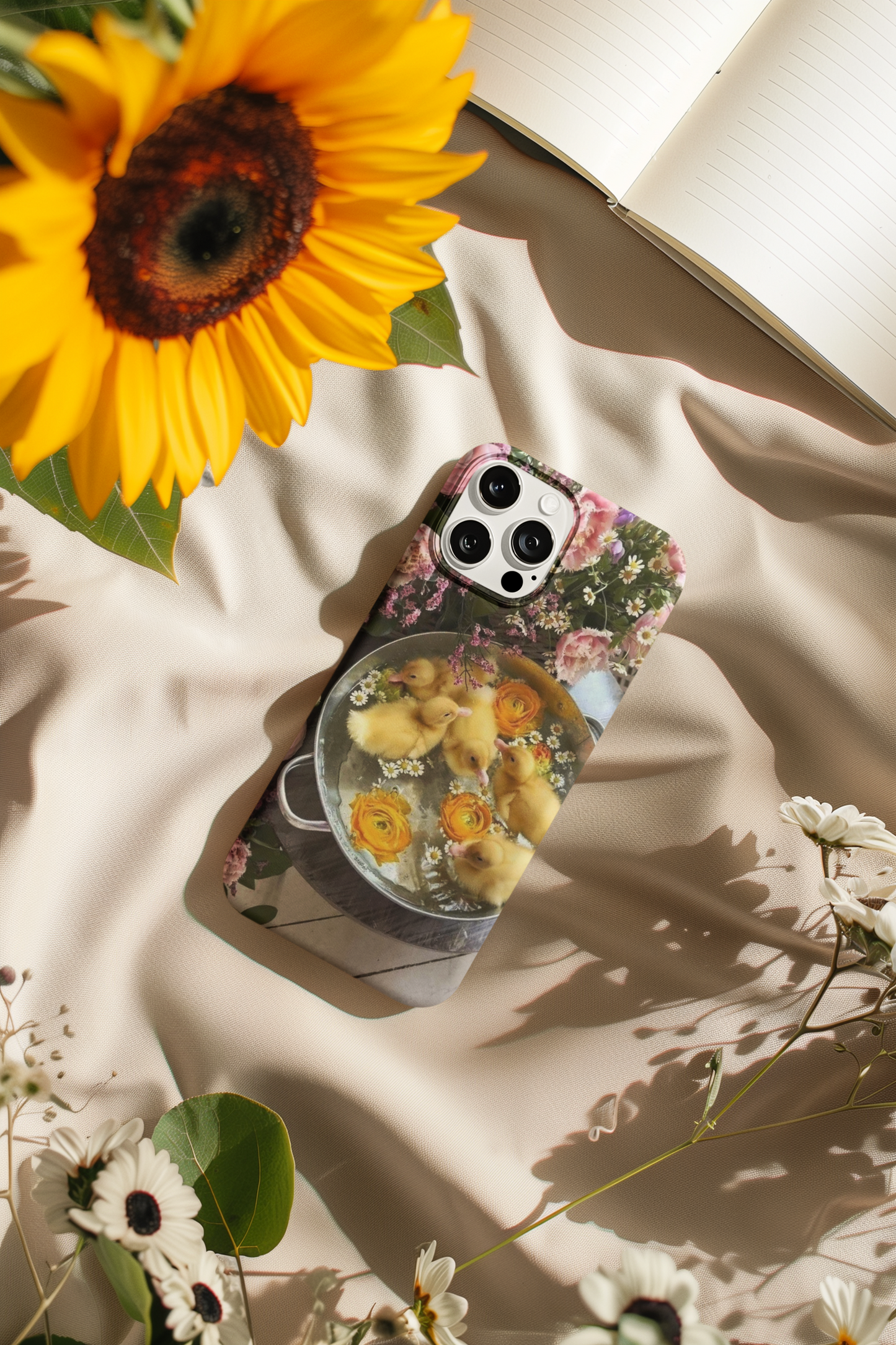 “Bloom & Quack” - Hard Cover Phone Case