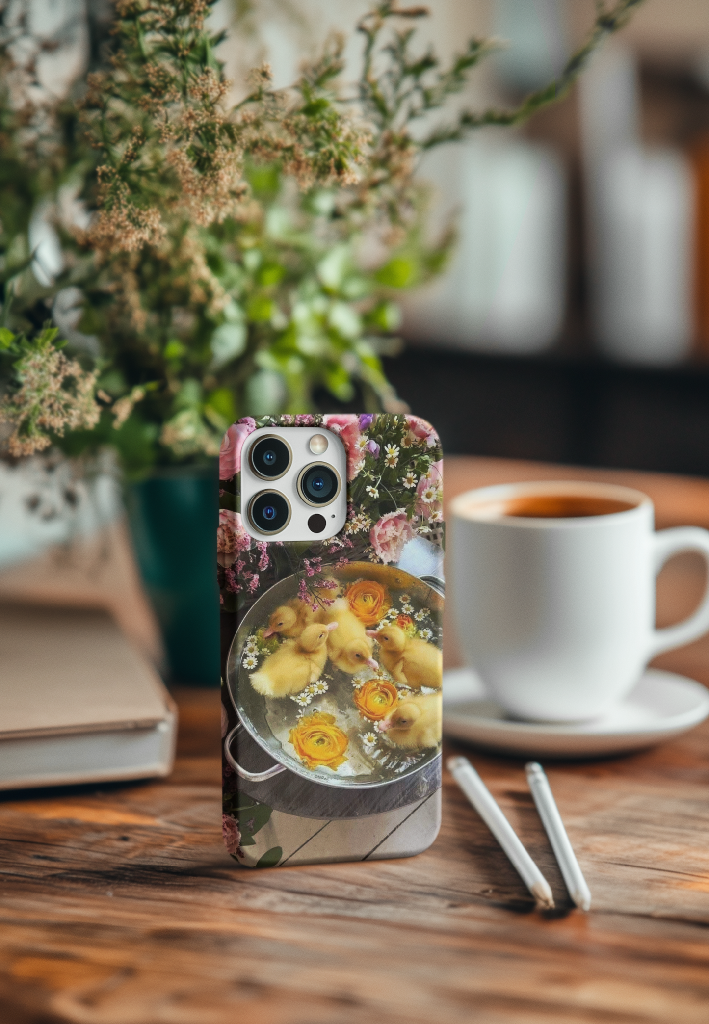 “Bloom & Quack” - Hard Cover Phone Case