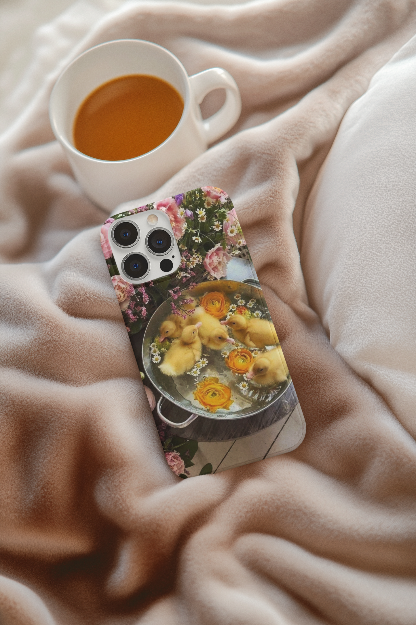 “Bloom & Quack” - Hard Cover Phone Case
