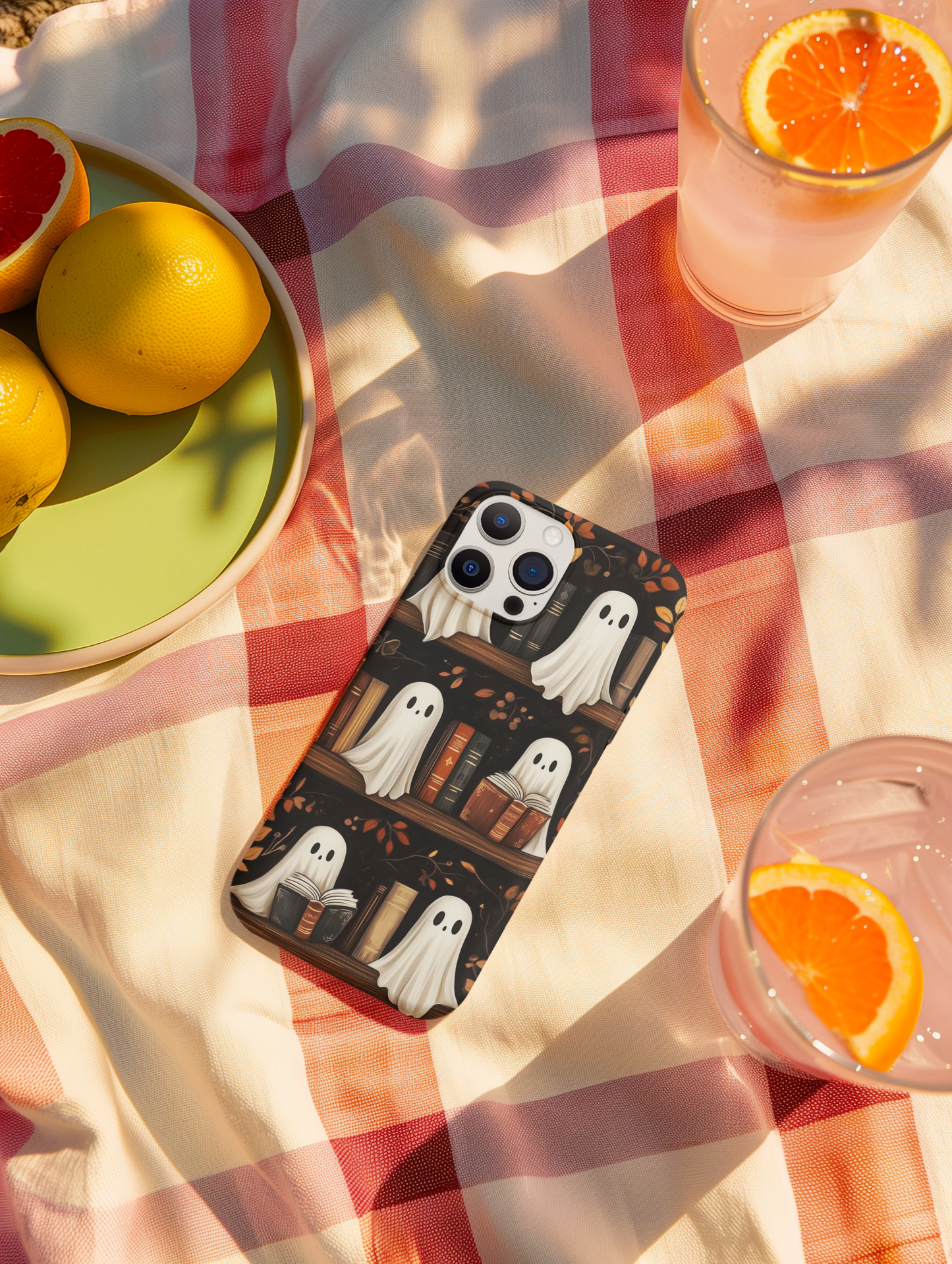 “Ghost Stories & Good Reads”  - Hard Phone Case Cover