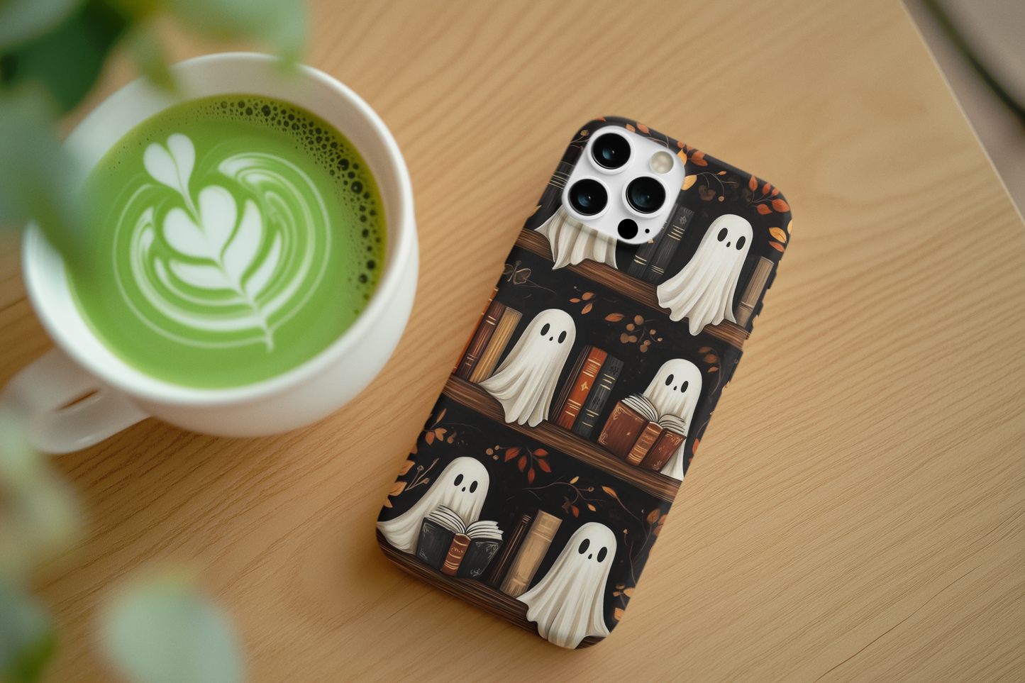 “Ghost Stories & Good Reads”  - Hard Phone Case Cover