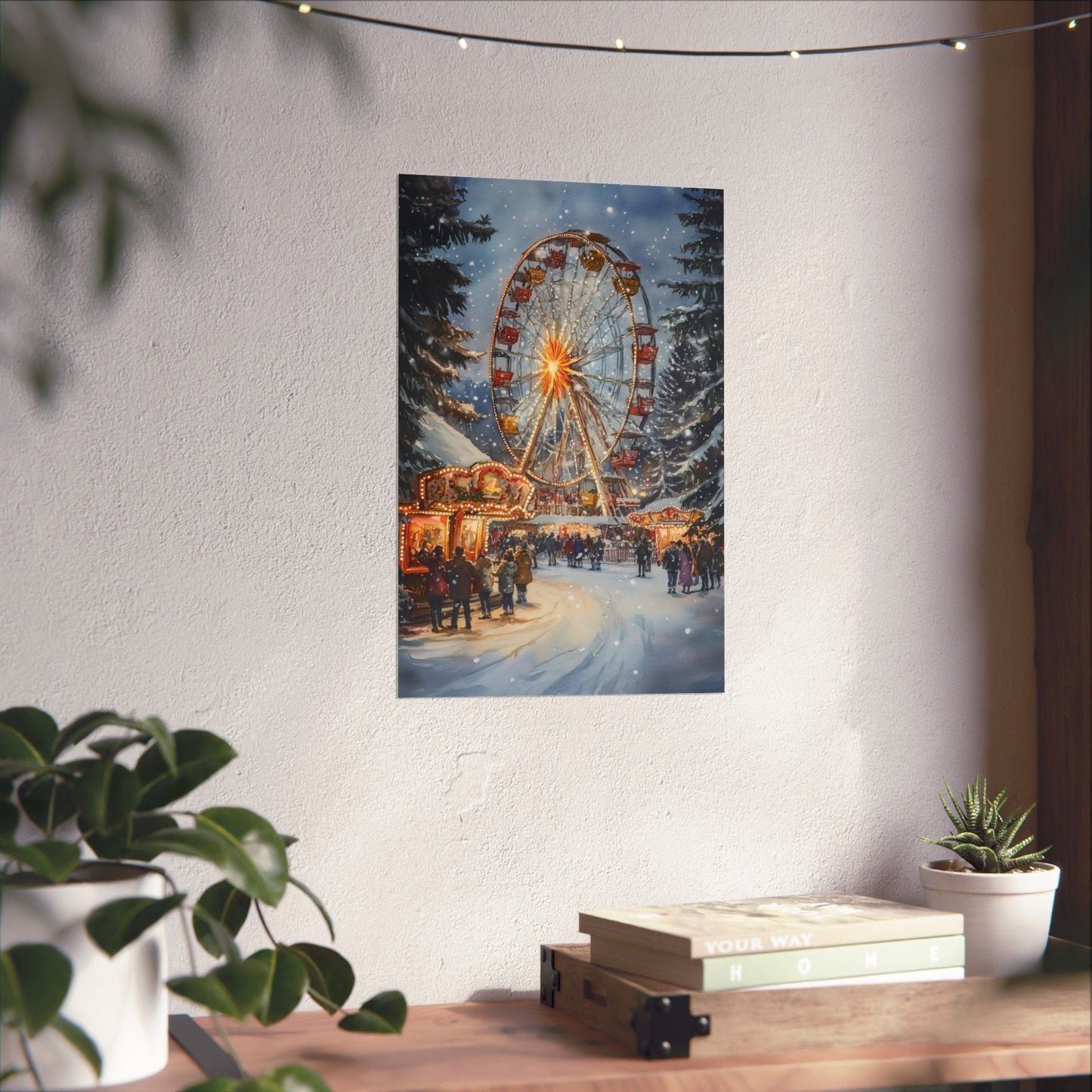 “Carnival of Snow”- Matte Canvas Poster