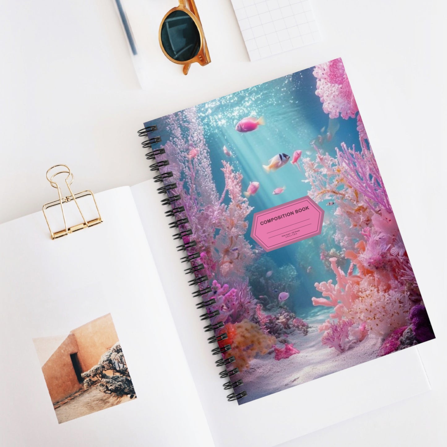 “Beneath the Blue” - Spiral Notebook